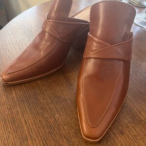 Kaanas Leather whiskey Mule/Slide/Booty
